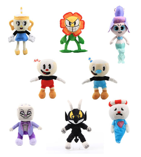 13 style Cuphead Plush Doll Toys