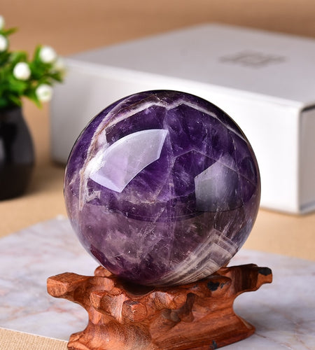 Natural Amethyst Ball
