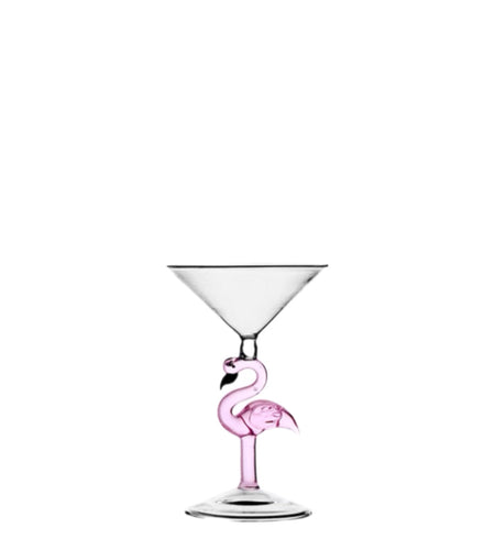 Flamingo Cocktail Glass