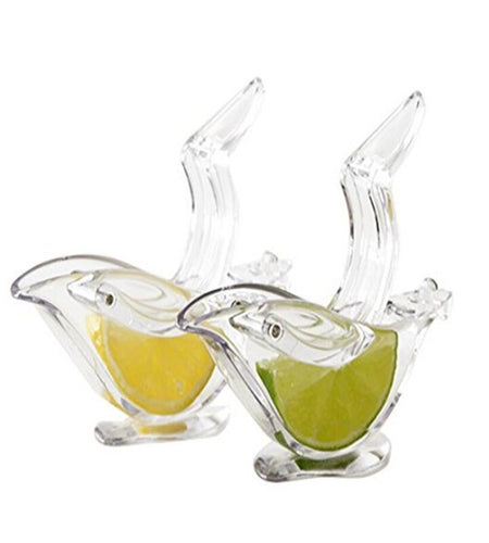 Transparent Fruit Squeezer with Acrylic Lemon Clip