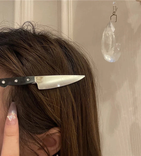 Knife Hair Clips