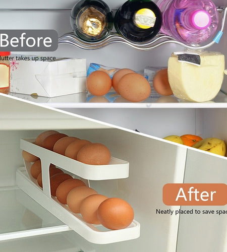 Automatic Scrolling Egg Rack Holder