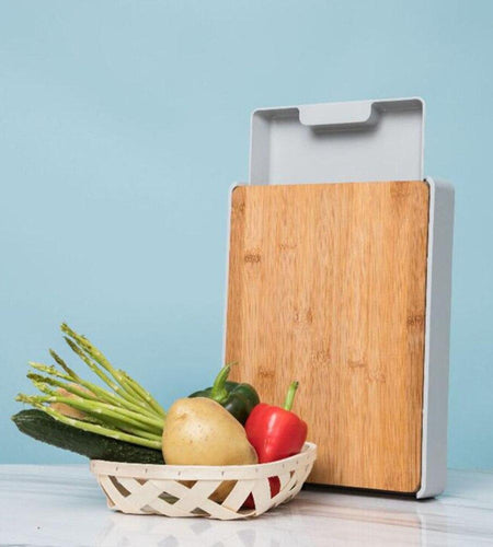 Cutting Board with Containers