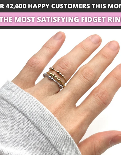 Load image into Gallery viewer, Fidget Beads Ring
