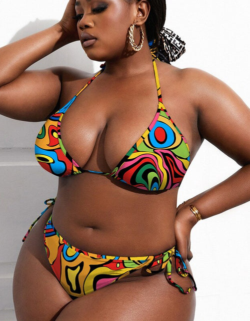 Load image into Gallery viewer, 3 Piece Plus Size Swimsuit Set
