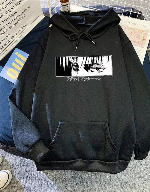 Load image into Gallery viewer, Japanese Anime  Eye Print Hoodie
