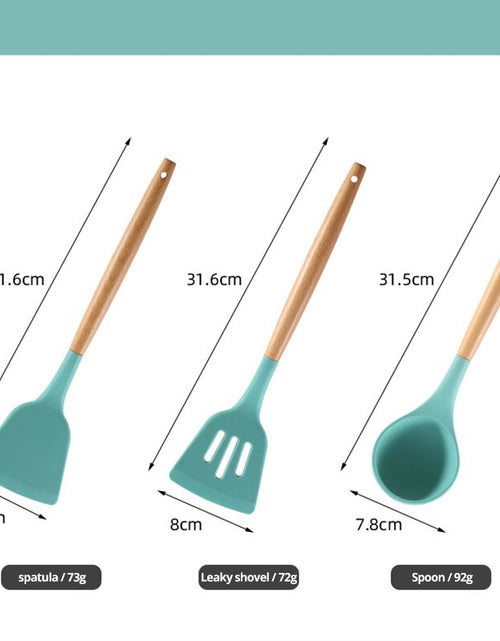 Load image into Gallery viewer, Non Stick Pot Spatula And Spoon
