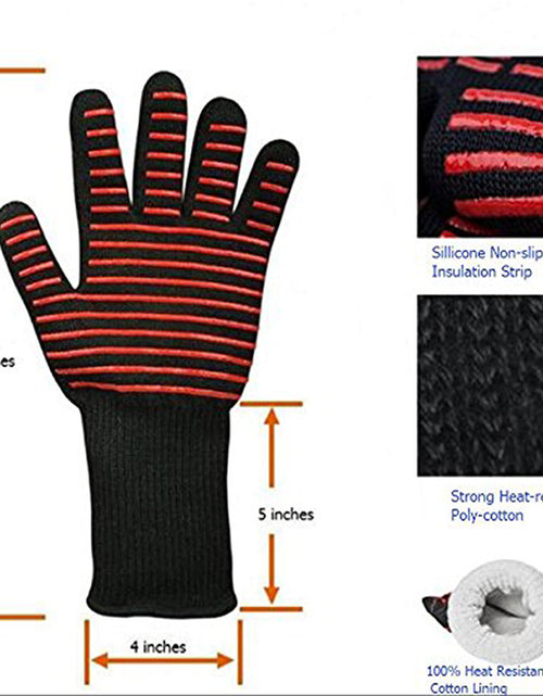 Load image into Gallery viewer, High-Temperature Resistance BBQ Gloves
