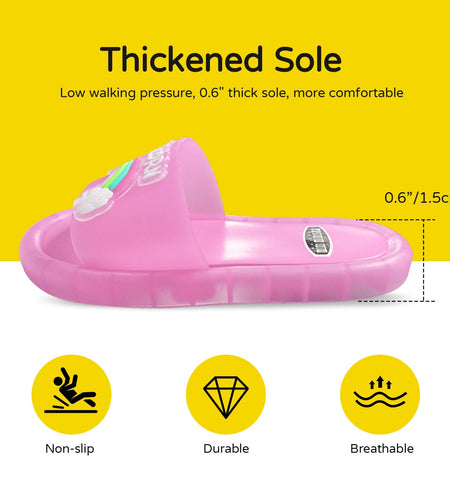 Children‘s Cartoon Animals Prints Lighted Slippers