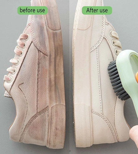 Automatic Liquid Discharge Shoe Brush