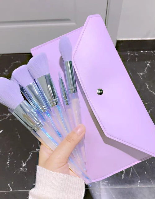 Load image into Gallery viewer, Purple Makeup Brush Set
