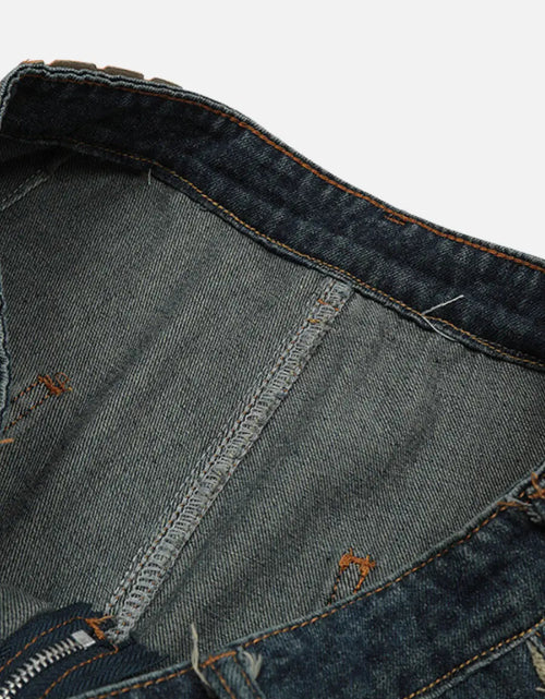 Load image into Gallery viewer, Short Denim T-BuckStar
