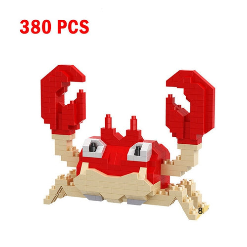 Load image into Gallery viewer, Small Building Blocks Cartoon Animals
