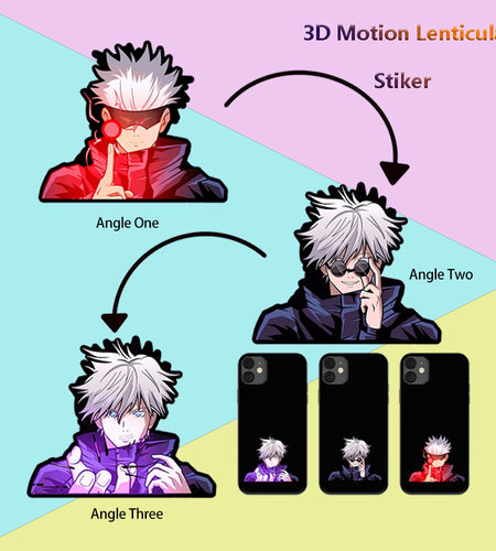 Mini 3D Motion/Moving Anime Stickers