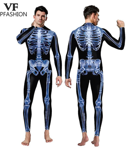 Bodysuit Skull Halloween Costumes