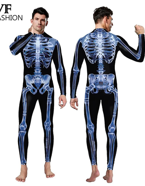 Load image into Gallery viewer, Bodysuit Skull Halloween Costumes
