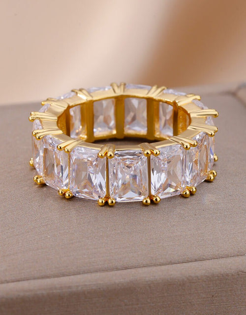 Load image into Gallery viewer, Rectangle Zircon Rings
