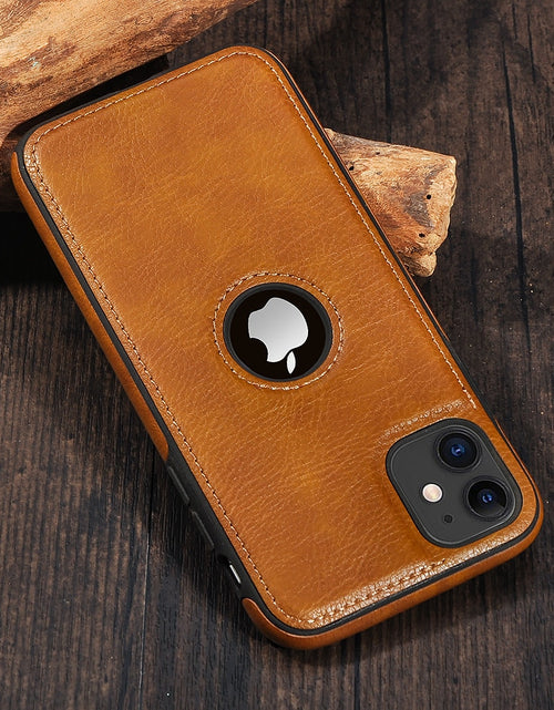 Load image into Gallery viewer, Solid Color PU Leather Phone Case For iPhones
