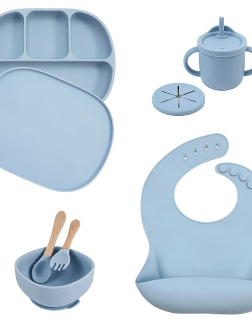 Load image into Gallery viewer, 5Pcs/Set Silicone Children Tableware
