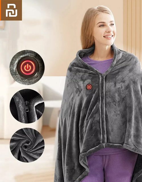 Load image into Gallery viewer, Electric Heating and Warm Shawl Blanket
