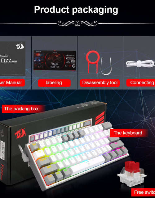 Load image into Gallery viewer, Mechanical Gaming K617 Wired Keyboard
