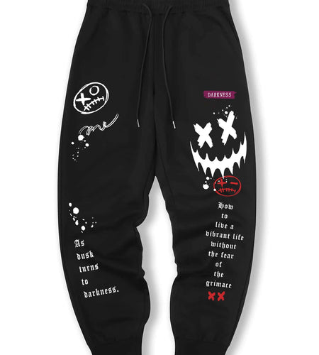 Graphic Drawstring Sweatpants