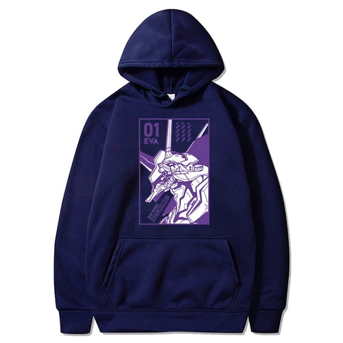 Load image into Gallery viewer, Anime EVA Men&#39;s Long Sleeve Hoodies
