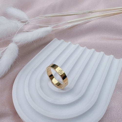 Load image into Gallery viewer, Classic Cross with Stone Rings
