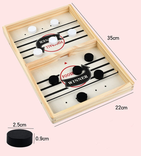 Table Hockey Fast Sling Puck Board Game