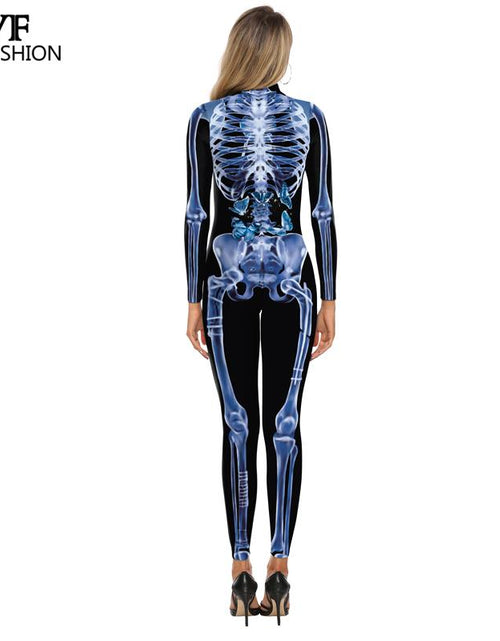 Load image into Gallery viewer, Bodysuit Skull Halloween Costumes
