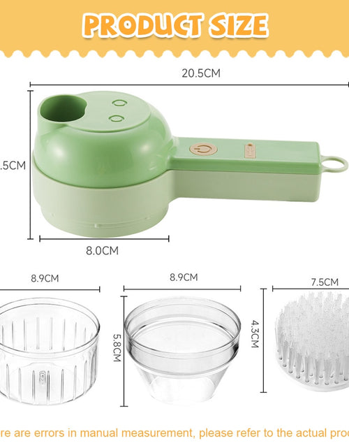 Load image into Gallery viewer, Multifunctional Electric Vegetable Cutter
