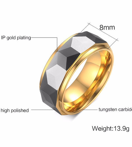 Multi-Faceted Prism Ring