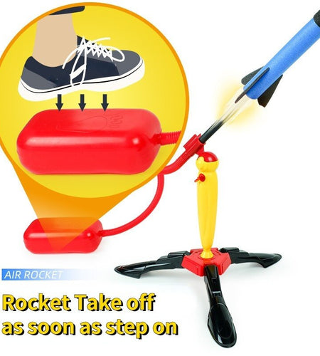 Children Outdoor Air Rocket Foot Launcher