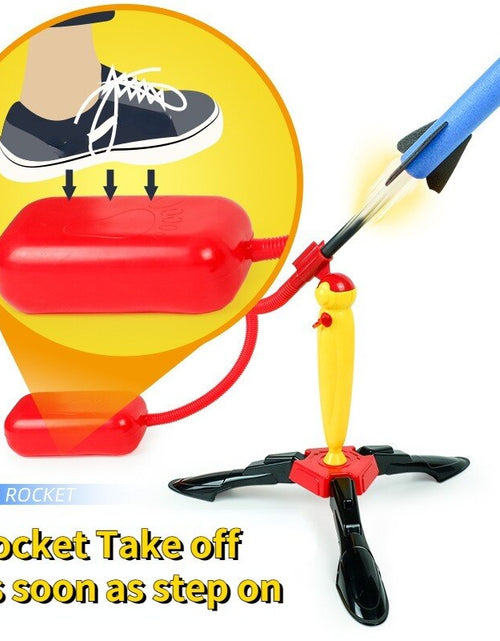 Load image into Gallery viewer, Children Outdoor Air Rocket Foot Launcher
