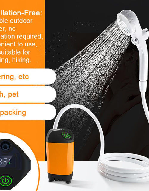 Load image into Gallery viewer, Portable Rechargeable Shower Set
