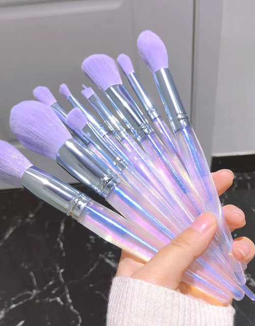 Load image into Gallery viewer, Purple Makeup Brush Set
