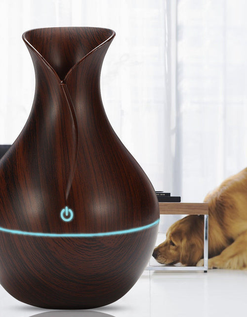 Load image into Gallery viewer, Vase Shape Wood Grain Humidifier
