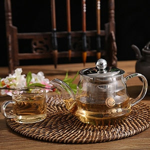 Glass Tea Pot and Cup