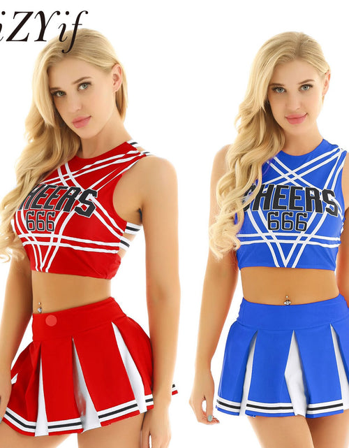 Load image into Gallery viewer, Cheerleader Costume Set
