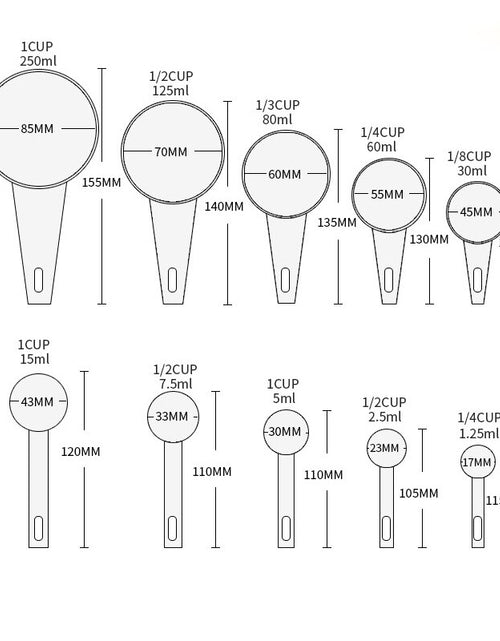 Load image into Gallery viewer, Measuring Spoons Cups Set
