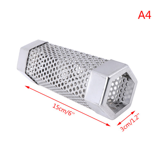 Load image into Gallery viewer, BBQ Stainless Steel  Perforated Mesh Smoker Tube
