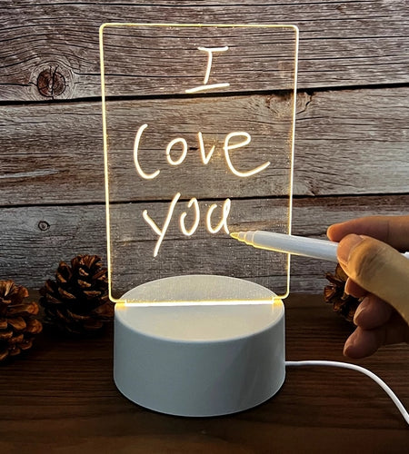 LED Note Board Acrylic Light