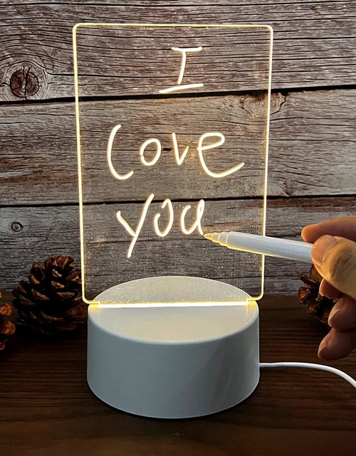 Load image into Gallery viewer, LED Note Board Acrylic Light
