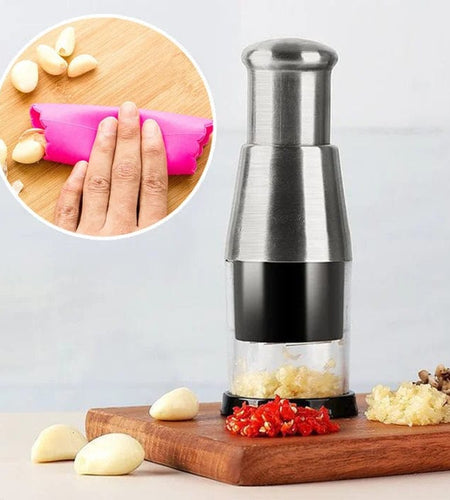 Hand Press Garlic Chopper