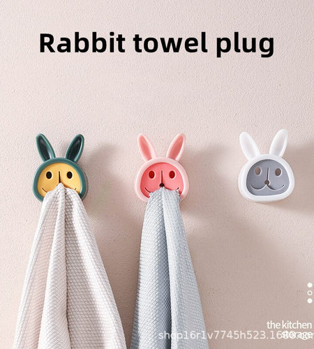 Punch Free Towel Plug Holder
