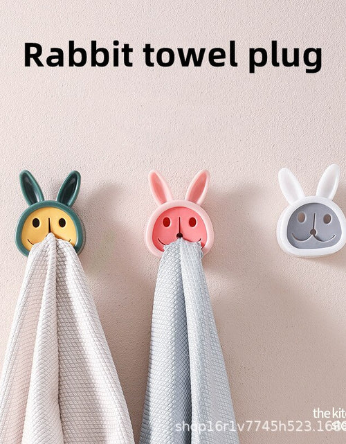 Load image into Gallery viewer, Punch Free Towel Plug Holder
