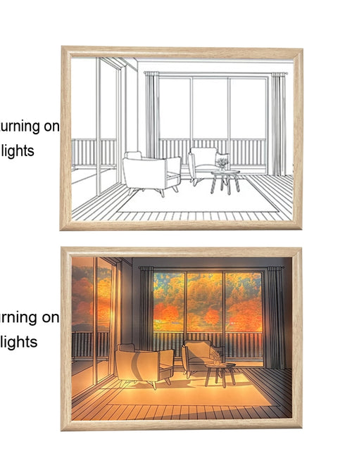 Load image into Gallery viewer, Creative Painting Desk Night Light
