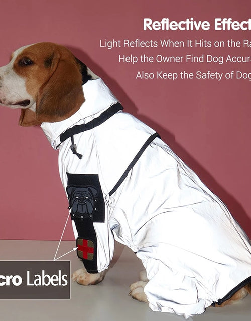 Load image into Gallery viewer, Reflective Dog Raincoat
