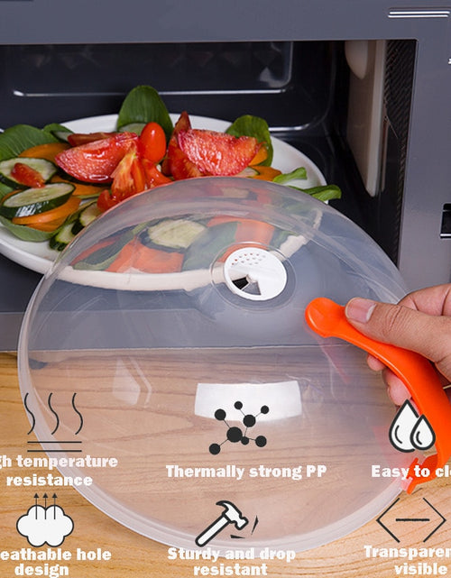 Load image into Gallery viewer, Microwave Food Splash Proof Cover
