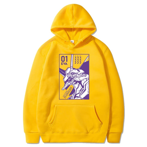 Load image into Gallery viewer, Anime EVA Men&#39;s Long Sleeve Hoodies
